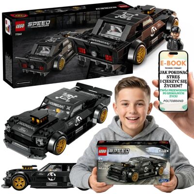 Lego Ford Mustang Hoonicorn V1 Kena Blocka Speed Champions (77262) + E-BOOK-1 Lego Ford Mustang Hoonicorn V1 Kena Blocka Speed Champions (77262) + E-BOOK-1