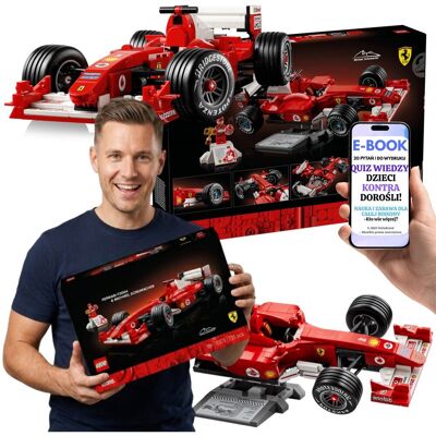 FORMUŁA 1 FERRARI Ferrari F2004 Schumacher 11375 LEGO + E-BOOK-2 FORMUŁA 1 FERRARI Ferrari F2004 Schumacher 11375 LEGO + E-BOOK-2
