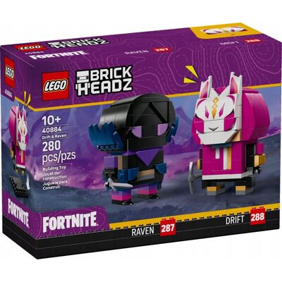 Fortnite - BrickHeadz Drift Raven klocki ZESTAW LEGO PREZENT DLA CHŁOPCA DZIEWCZYNKI DZIECI Fortnite - BrickHeadz Drift Raven klocki ZESTAW LEGO PREZENT DLA CHŁOPCA DZIEWCZYNKI DZIECI