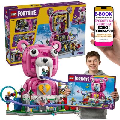 Lego Fortnite Dowódczyni Drużyny Przytulanek Kolejka Górska (77082) + E-BOOK-3 Lego Fortnite Dowódczyni Drużyny Przytulanek Kolejka Górska (77082) + E-BOOK-3