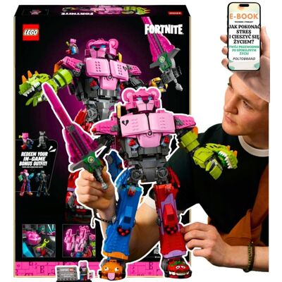 Fortnite – MEGA LEGO FIGURKA DOWÓDCY MECHÓW (77078) • 45 CM WYSOKOŚCI! • Gra w realu Lego Dla Dorosłych Dla Mężczyzny Chłopaka + EBOOK-1 Fortnite – MEGA LEGO FIGURKA DOWÓDCY MECHÓW (77078) • 45 CM WYSOKOŚCI! • Gra w realu Lego Dla Dorosłych Dla Mężczyzny Chłopaka + EBOOK-1
