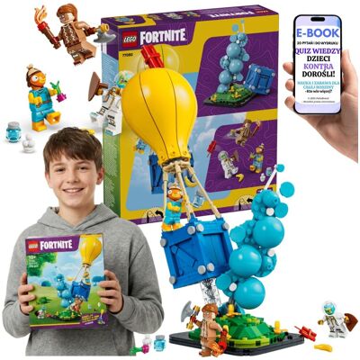 Lego Fortnite Supply Drop Paluch Rybny Prezent (77080) + E-BOOK-2 Lego Fortnite Supply Drop Paluch Rybny Prezent (77080) + E-BOOK-2