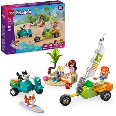Freinds - Przygoda z surfującymi psami i skuterem pieski skuter LEGO PREZENT DLA DZIEWCZYNKI Freinds - Przygoda z surfującymi psami i skuterem pieski skuter LEGO PREZENT DLA DZIEWCZYNKI