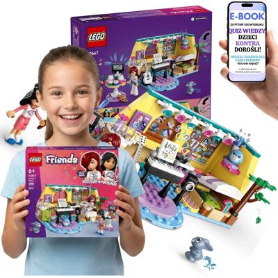 Lego FRIENDS DLA DZIEWCZYNKI 42647 Pokój Paisley Z Króliczkiem + E-BOOK-2 Lego FRIENDS DLA DZIEWCZYNKI 42647 Pokój Paisley Z Króliczkiem + E-BOOK-2