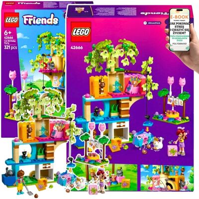 FRIENDS Domek z Kotkami, Obrotowym Stołem i Piniatą w Rybkę (42666) Koci Świat Zabawy LEGO PREZENT DLA DZIEWCZYNKI 6 LAT + EBOOK-1 FRIENDS Domek z Kotkami, Obrotowym Stołem i Piniatą w Rybkę (42666) Koci Świat Zabawy LEGO PREZENT DLA DZIEWCZYNKI 6 LAT + EBOOK-1