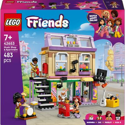 Friends - Instrumenty Sklep muzyczny i mieszkanie klocki LEGO PREZENT DLA DZIEWCZYNKI Friends - Instrumenty Sklep muzyczny i mieszkanie klocki LEGO PREZENT DLA DZIEWCZYNKI