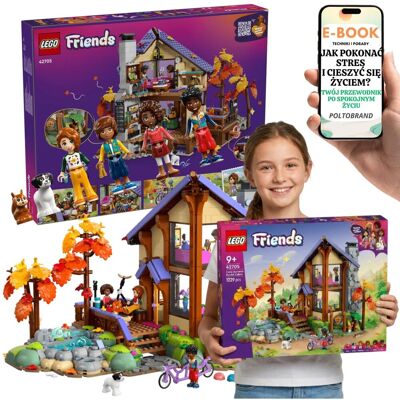 Lego FRIENDS Jesienna Leśna Chatka 42705 Prezent Dla Dziecka + E-BOOK-1 Lego FRIENDS Jesienna Leśna Chatka 42705 Prezent Dla Dziecka + E-BOOK-1