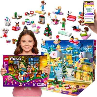 Lego Friends Kalendarz Adwentowy 2025 Dla Dziecka ADWENT PREZENT ŚWIĄTECZNY DLA DZIEWCZYNKI (42668) + EBOOK Lego Friends Kalendarz Adwentowy 2025 Dla Dziecka ADWENT PREZENT ŚWIĄTECZNY DLA DZIEWCZYNKI (42668) + EBOOK