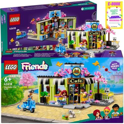 Lego Friends - Kawiarnia W Heartlake 42618 Klocki Prezent + Ebook Lego Friends - Kawiarnia W Heartlake 42618 Klocki Prezent + Ebook