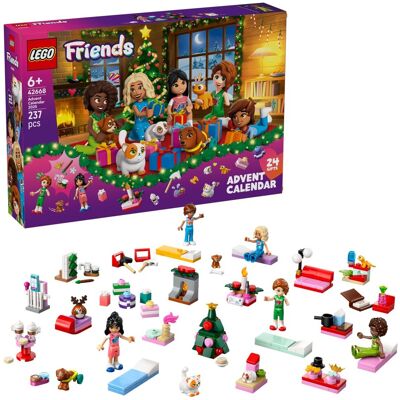 Lego Friends, klocki, Kalendarz adwentowy na 2025 rok, 42668 Lego Friends, klocki, Kalendarz adwentowy na 2025 rok, 42668