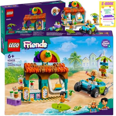 Lego Friends - Plażowa Budka Z Koktajlami 42625 Klocki Prezent + Ebook Lego Friends - Plażowa Budka Z Koktajlami 42625 Klocki Prezent + Ebook