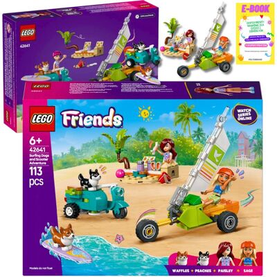 Lego FRIENDS PREZENT Przygoda z surfującymi psami i skuterem 42641 KLOCKI + EBOOK Lego FRIENDS PREZENT Przygoda z surfującymi psami i skuterem 42641 KLOCKI + EBOOK