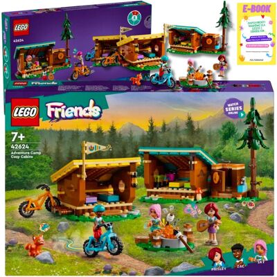 Lego FRIENDS Przytulne domki na letnim obozie 42624 KLOCKI PREZENT + EBOOK Lego FRIENDS Przytulne domki na letnim obozie 42624 KLOCKI PREZENT + EBOOK