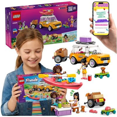 Lego FRIENDS Samochodowa Wycieczka Przyjaciółek 42659 Prezent Dla Dziewczynki + E-BOOK Lego FRIENDS Samochodowa Wycieczka Przyjaciółek 42659 Prezent Dla Dziewczynki + E-BOOK