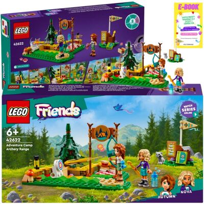 Lego Friends - Strzelnica Na Letnim Obozie Łuczniczym 42622 Klocki Prezent + Ebook Lego Friends - Strzelnica Na Letnim Obozie Łuczniczym 42622 Klocki Prezent + Ebook
