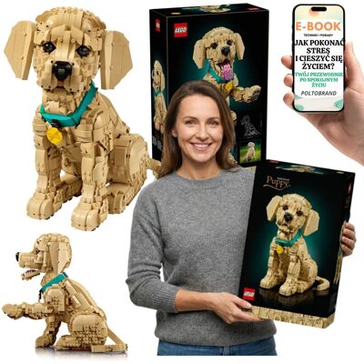 GOLDEN RETRIEVER 11384 LEGO Icons Pies Szczeniak Dla Dorosłych Prezent Dla Miłośnika Psów + E-BOOK-1 GOLDEN RETRIEVER 11384 LEGO Icons Pies Szczeniak Dla Dorosłych Prezent Dla Miłośnika Psów + E-BOOK-1