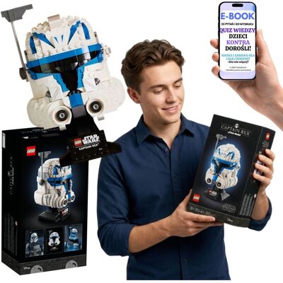 GWIEZDNE WOJNY Hełm Kapitana Rexa (75349) LEGO Dla Dorosłych Kolekcjonera + E-BOOK-2 GWIEZDNE WOJNY Hełm Kapitana Rexa (75349) LEGO Dla Dorosłych Kolekcjonera + E-BOOK-2