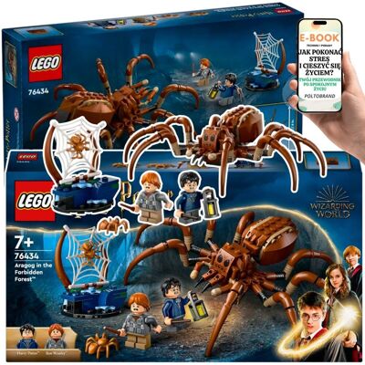 Lego Harry Potter 76434– ARAGOG w Zakazanym Lesie™ PREZENT DLA DZIECKA 7+ Zestaw z Pająkiem i Bohaterami + EBOOK-1 Lego Harry Potter 76434– ARAGOG w Zakazanym Lesie™ PREZENT DLA DZIECKA 7+ Zestaw z Pająkiem i Bohaterami + EBOOK-1