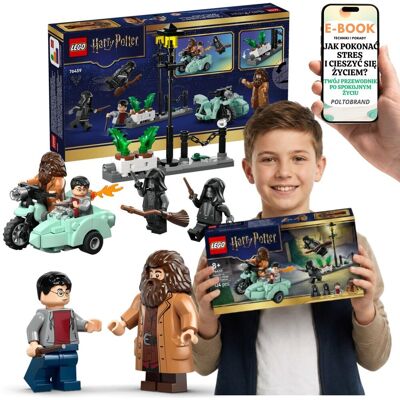 Lego HARRY POTTER 76459 Motocykl Hagrida Harry Potter Śmierciożercy Privet Drive Klocki + E-BOOK-1 Lego HARRY POTTER 76459 Motocykl Hagrida Harry Potter Śmierciożercy Privet Drive Klocki + E-BOOK-1