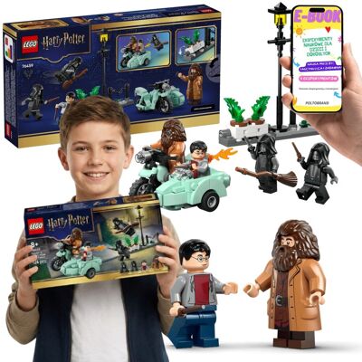 Lego Harry Potter 76459 Ucieczka Hagrida i Harryego z Privet Drive Motocykl Hagrida Prezent + E-BOOK Lego Harry Potter 76459 Ucieczka Hagrida i Harryego z Privet Drive Motocykl Hagrida Prezent + E-BOOK