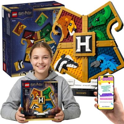 Lego Harry Potter 76462 Herb Hogwartu Dekoracja Hogwarts + E-BOOK Lego Harry Potter 76462 Herb Hogwartu Dekoracja Hogwarts + E-BOOK