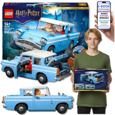 Lego HARRY POTTER AUTO Z FILMU FORD ANGLIA Zaczarowany Ford Anglia 76470 Prezent Na Święta Dla Syna Wnuka Chłopca 15 16 17 18 Latka + EBOOK-2 Lego HARRY POTTER AUTO Z FILMU FORD ANGLIA Zaczarowany Ford Anglia 76470 Prezent Na Święta Dla Syna Wnuka Chłopca 15 16 17 18 Latka + EBOOK-2
