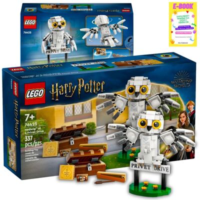Lego Harry Potter Prezent - Hedwiga Z Wizytą Na Ul.Privet Drive 4 Klocki Prezent + Ebook Lego Harry Potter Prezent - Hedwiga Z Wizytą Na Ul.Privet Drive 4 Klocki Prezent + Ebook