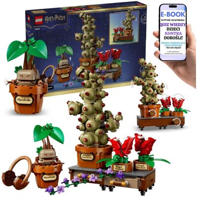 Lego Harry Potter Rośliny Zielarstwa Dekoracja (76474) + E-BOOK-2 Lego Harry Potter Rośliny Zielarstwa Dekoracja (76474) + E-BOOK-2