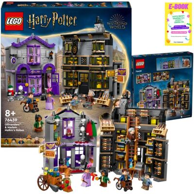 Lego HARRY POTTER Sklepy Ollivandera™ i Madame Malkin (76439) KLOCKI PREZENT + EBOOK Lego HARRY POTTER Sklepy Ollivandera™ i Madame Malkin (76439) KLOCKI PREZENT + EBOOK