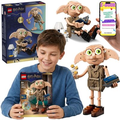 Lego Harry Potter Wolny Skrzat Zgredek 2w1 (76469) + E-BOOK Lego Harry Potter Wolny Skrzat Zgredek 2w1 (76469) + E-BOOK