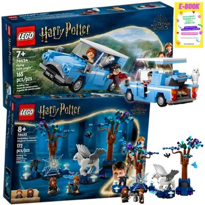 Lego Harry Potter Zestaw - Latający Ford Anglia + Zakazany Las Magiczne Stworzenia + Ebook Lego Harry Potter Zestaw - Latający Ford Anglia + Zakazany Las Magiczne Stworzenia + Ebook