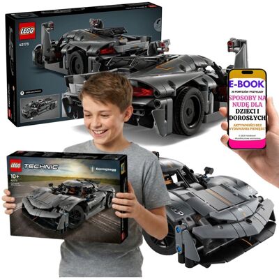 Lego HIPERSAMOCHÓD 42173 Technic Koenigsegg Jesko Absolut + E-BOOK-3 Lego HIPERSAMOCHÓD 42173 Technic Koenigsegg Jesko Absolut + E-BOOK-3