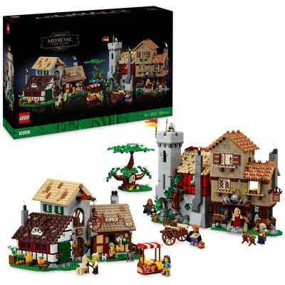 Lego ICONS 10332 Średniowieczny plac KLOCKI ZESTAW +eKATALOG Lego ICONS 10332 Średniowieczny plac KLOCKI ZESTAW +eKATALOG