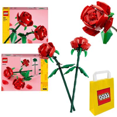 Icons 40460 Róże Kwiaty Kwiatki Róża Botanical Collection + Torba Prezentowa Lego Icons 40460 Róże Kwiaty Kwiatki Róża Botanical Collection + Torba Prezentowa Lego