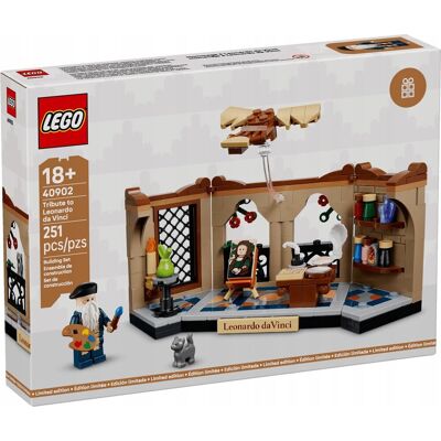 Lego Icons 40902 Zestaw Hołd dla Leonarda da Vinci Lego Icons 40902 Zestaw Hołd dla Leonarda da Vinci
