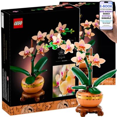 Lego ICONS BOTANICAL COLLECTION MAŁA ORCHIDEA (10343)– Idealny Prezent Dla Kobiety + EBOOK-2 Lego ICONS BOTANICAL COLLECTION MAŁA ORCHIDEA (10343)– Idealny Prezent Dla Kobiety + EBOOK-2