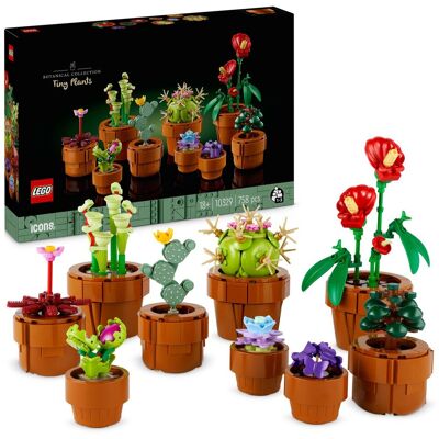 Lego Icons, Botanical Collections, klocki Małe Roślinki w Doniczkach, 10329 Lego Icons, Botanical Collections, klocki Małe Roślinki w Doniczkach, 10329