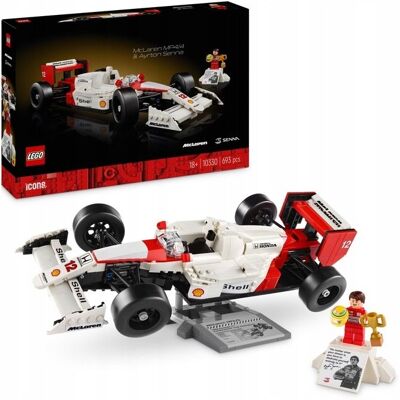 ICONS - Formuła 1 mclaren MP4/4 Ayrton Senna LEGO PREZENT ICONS - Formuła 1 mclaren MP4/4 Ayrton Senna LEGO PREZENT