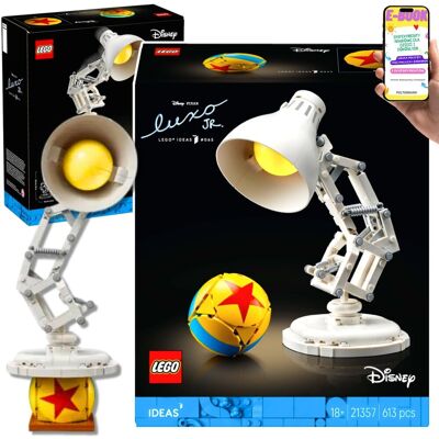IDEAS DISNEY PIXAR LUXO JR. (21357) – Kultowa Ruchoma Lampka z Piłeczką Pixar LEGO PREZENT DLA DZIECKA + EBOOK IDEAS DISNEY PIXAR LUXO JR. (21357) – Kultowa Ruchoma Lampka z Piłeczką Pixar LEGO PREZENT DLA DZIECKA + EBOOK