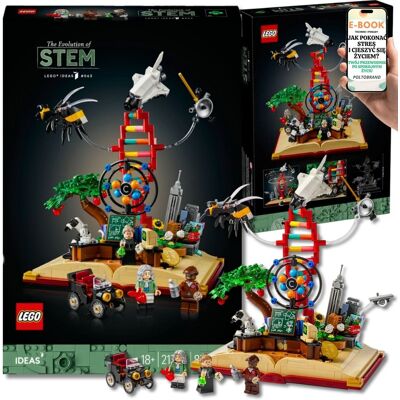 Lego IDEAS EWOLUCJA PRZEDMIOTÓW ŚCISŁYCH, PRZEDMIOTY ŚCISŁE - PREZENT DLA NIEJ NIEGO 21355 + EBOOK-1 Lego IDEAS EWOLUCJA PRZEDMIOTÓW ŚCISŁYCH, PRZEDMIOTY ŚCISŁE - PREZENT DLA NIEJ NIEGO 21355 + EBOOK-1