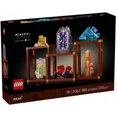 Ideas - Kolekcja minerałów Minerały klejnoty kamienie szlachetne klocki ZESTAW LEGO PREZENT DLA CHŁOPCA DZIEWCZYNKI DZIECI Ideas - Kolekcja minerałów Minerały klejnoty kamienie szlachetne klocki ZESTAW LEGO PREZENT DLA CHŁOPCA DZIEWCZYNKI DZIECI