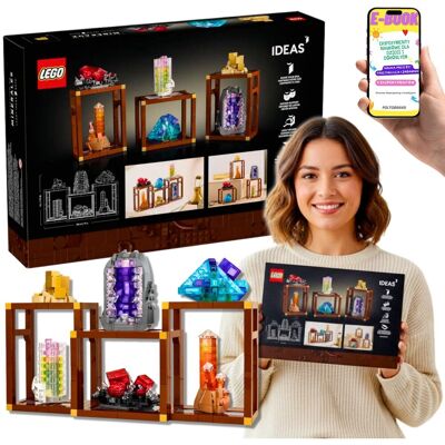 IDEAS Kolekcja Minerałów – Zestaw dla Dorosłych LEGO Dla Kobiety Żony (21362) + EBOOK IDEAS Kolekcja Minerałów – Zestaw dla Dorosłych LEGO Dla Kobiety Żony (21362) + EBOOK