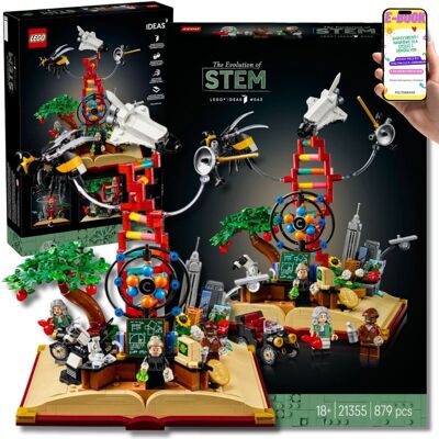 IDEAS PREZENT DLA DOROSŁYCH - Ewolucja Przedmiotów Ścisłych, Przedmioty Ścisłe LEGO + EBOOK IDEAS PREZENT DLA DOROSŁYCH - Ewolucja Przedmiotów Ścisłych, Przedmioty Ścisłe LEGO + EBOOK