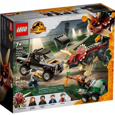 Lego Jurassic World 76950 Triceratops i zasadzka Lego Jurassic World 76950 Triceratops i zasadzka