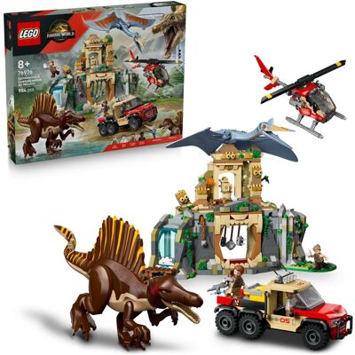 Lego Jurassic World, klocki, Powietrzna misja z kecalkoatlem i spinozaurem, 76976 Lego Jurassic World, klocki, Powietrzna misja z kecalkoatlem i spinozaurem, 76976