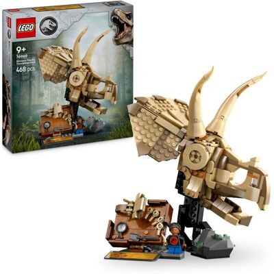 Lego Jurassic World, klocki, Szkielety dinozaurów: czaszka triceratopsa, 76969 Lego Jurassic World, klocki, Szkielety dinozaurów: czaszka triceratopsa, 76969