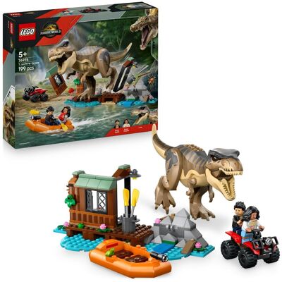 Lego Jurassic World, klocki, Ucieczka rzeką przed tyranozaurem, 76975 Lego Jurassic World, klocki, Ucieczka rzeką przed tyranozaurem, 76975