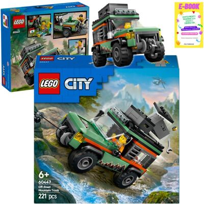 Lego KLOCKI CITY - GÓRSKA CIĘŻARÓWKA TERENOWA 4x4 (60447) KLOCKI PREZENT + EBOOK Lego KLOCKI CITY - GÓRSKA CIĘŻARÓWKA TERENOWA 4x4 (60447) KLOCKI PREZENT + EBOOK