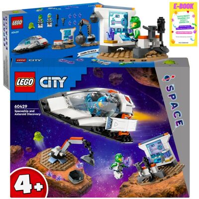 Lego KLOCKI CITY - Statek Kosmiczny i Odkrywanie Asteroidy (60429) KLOCKI PREZENT + EBOOK Lego KLOCKI CITY - Statek Kosmiczny i Odkrywanie Asteroidy (60429) KLOCKI PREZENT + EBOOK