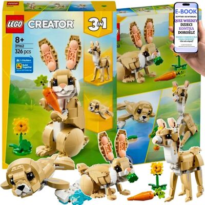 KLOCKI CREATOR 3w1 - LAMA, FOKA, UROCZY KRÓLIK 31162 - LEGO PREZENT DLA DZIECKA + EBOOK-1 KLOCKI CREATOR 3w1 - LAMA, FOKA, UROCZY KRÓLIK 31162 - LEGO PREZENT DLA DZIECKA + EBOOK-1
